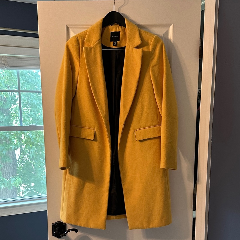 New Look Mustard Yellow Trench Coat